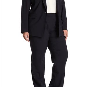 COPY - NWT Lafayette 148 navy wool blend dress pants 22W
